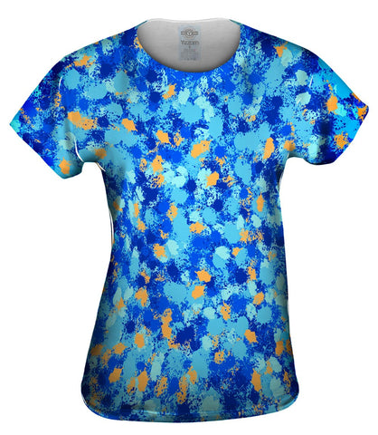 Paint Splatter Madness Blue
