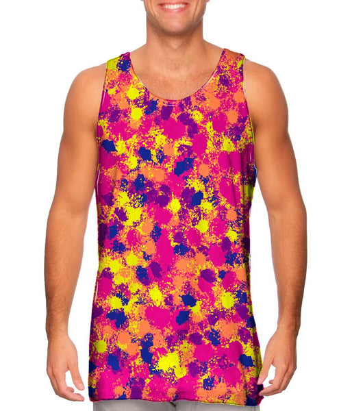 Paint Splatter Madness Mix&nbsp;Mens Tank Top