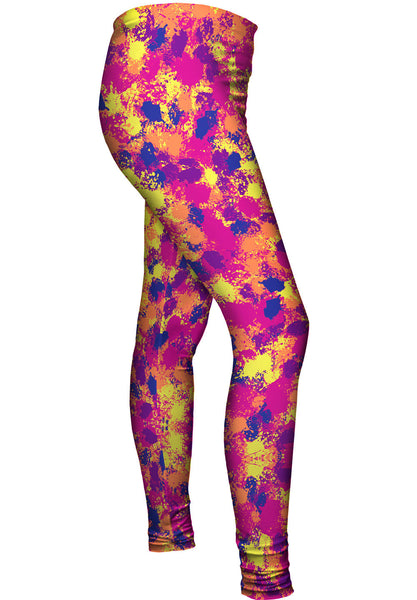 Paint Splatter Madness Mix Womens Leggings