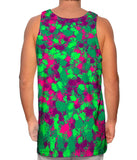 Paint Splatter Madness Green Pink