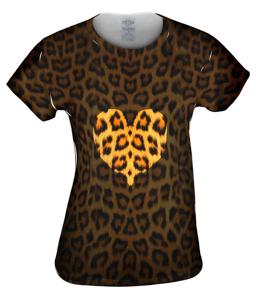 Love Leopard Animal Skin&nbsp;Womens Top
