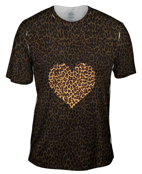 Love Cheetah Animal Skin Mens T-Shirt