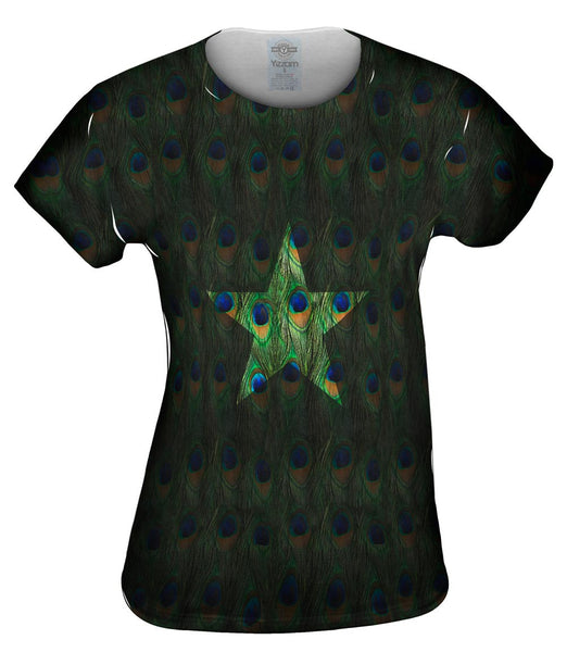 Star Peacock Animal Skin&nbsp;Womens Top