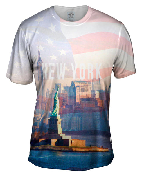 New York Pride Statue Of Liberty Mens T-Shirt