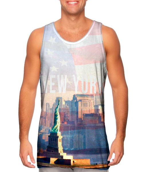 New York Pride Statue Of Liberty&nbsp;Mens Tank Top