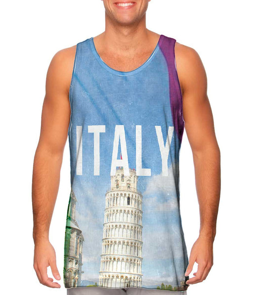 Italy Pride Tower Of Pisa&nbsp;Mens Tank Top