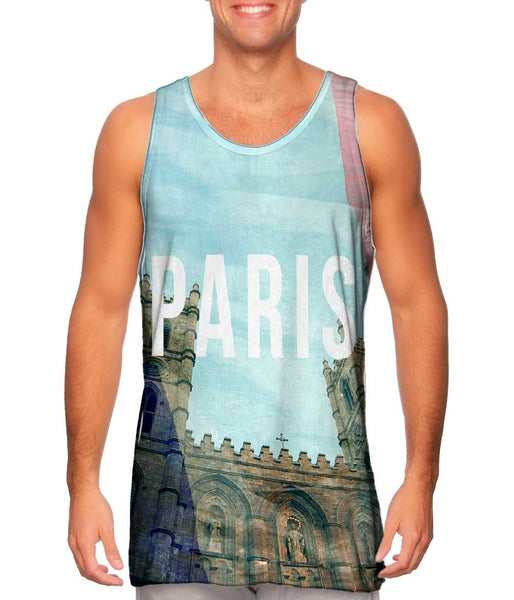Paris Pride Notre Dame Sunrise&nbsp;Mens Tank Top