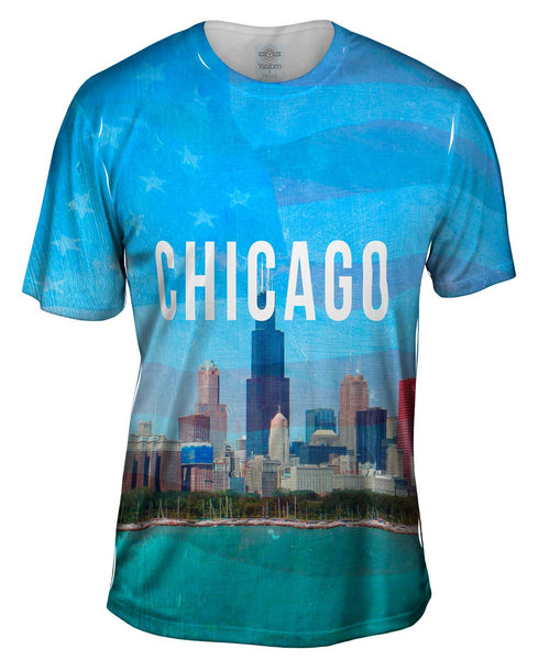 Chicago Pride Willis Tower Mens T-Shirt
