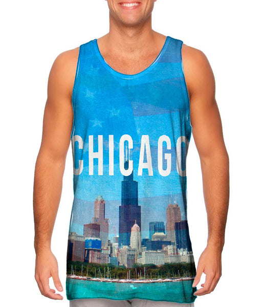 Chicago Pride Willis Tower Mens Tank Top