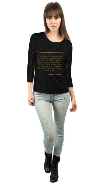 Sixth Amendment Us Constitution&nbsp;Womens 3/4 Sleeve