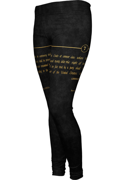 Seventh Amendment Us Constitution Womens Leggings
