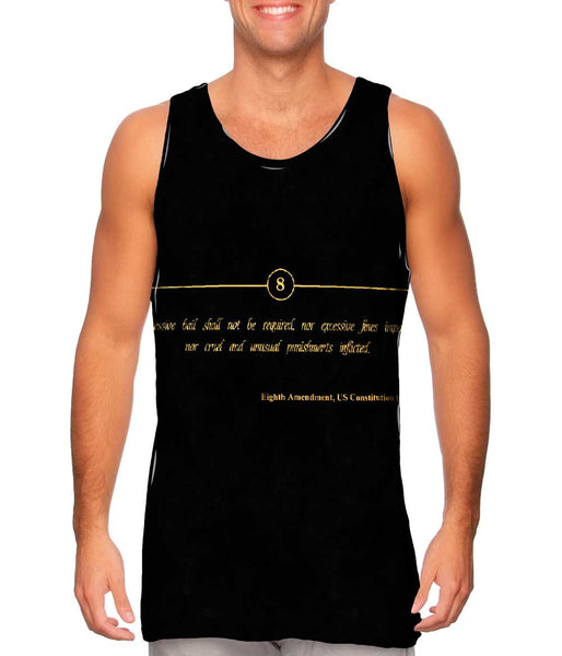 Eighth Amendment Us Constitution&nbsp;Mens Tank Top