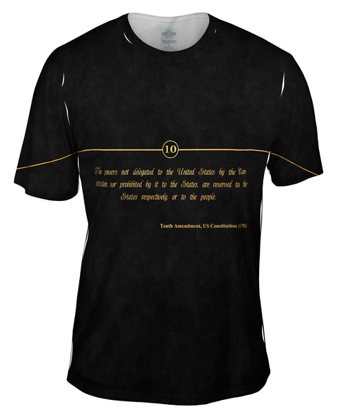 Tenth Amendment Us Constitution Mens T-Shirt