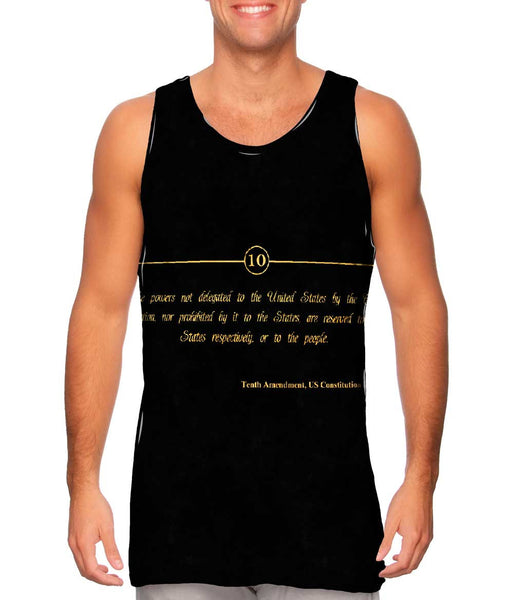 Tenth Amendment Us Constitution&nbsp;Mens Tank Top