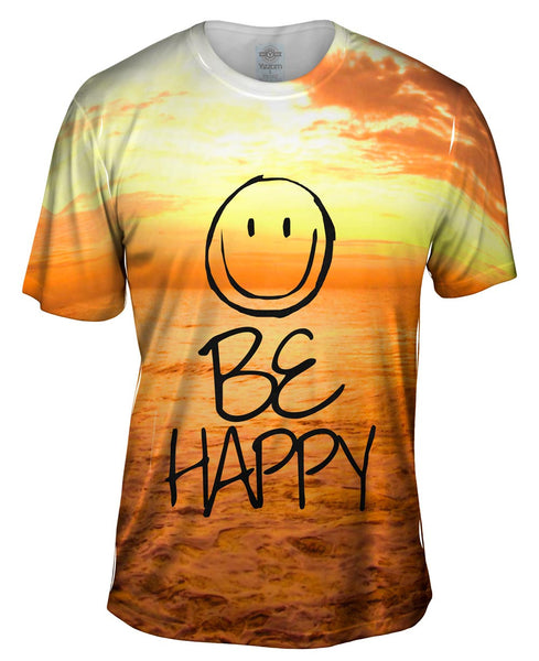 Flow With The Motion Be Happy Sea Mens T-Shirt