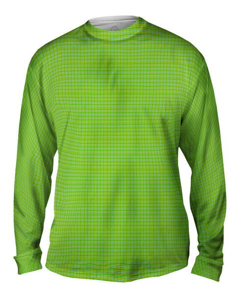 Green Flannel Mens Long Sleeve