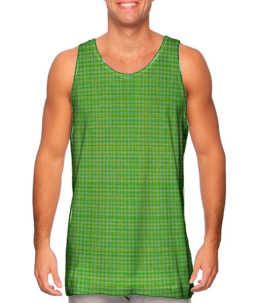 Green Flannel&nbsp;Mens Tank Top