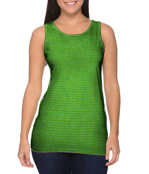 Green Flannel&nbsp;Womens Tank Top