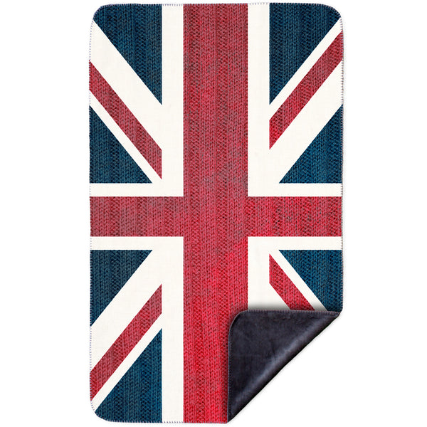 Union Jack MicroMink(Whip Stitched) Grey