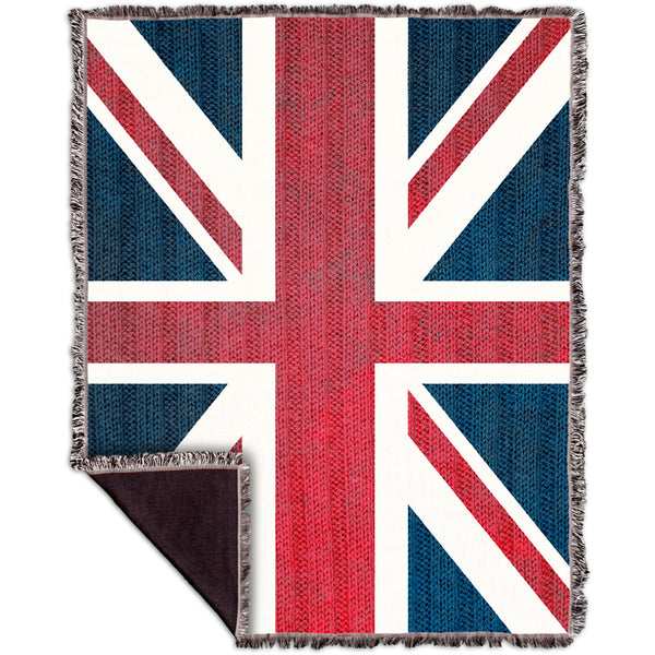 Union Jack Woven Tapestry Throw