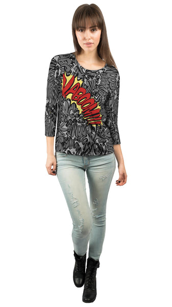 Kaboom Comic&nbsp;Womens 3/4 Sleeve