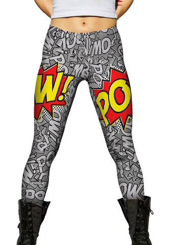 CVG Womens Knockout Legging Full Length Comic Book Inspired Print Size M  NWOT Size M - $34 - From Susan