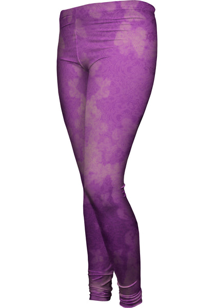 Bindi Indian Pattern Purple Womens Leggings