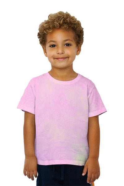 Kids Floral Goddess Pink Beige Kids T-Shirt