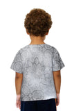 Kids Floral Goddess Black White