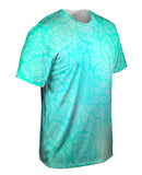 Floral Goddess Green Turquoise