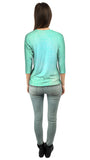 Floral Goddess Green Turquoise