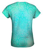 Floral Goddess Green Turquoise