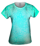 Floral Goddess Green Turquoise