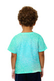 Kids Floral Goddess Green Turquoise