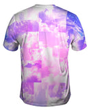 Cloud Collage Blue Pink