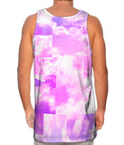 Cloud Collage Blue Pink