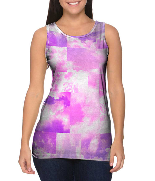 Cloud Collage Blue Pink&nbsp;Womens Tank Top