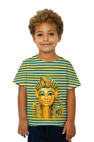 Kids King Tut Stripes Kids T-Shirt