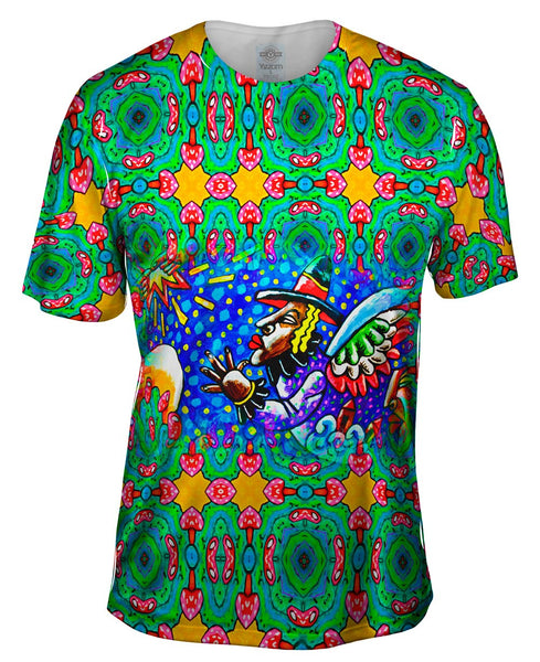 Star Fairy Orange Mushrooms Mens T-Shirt