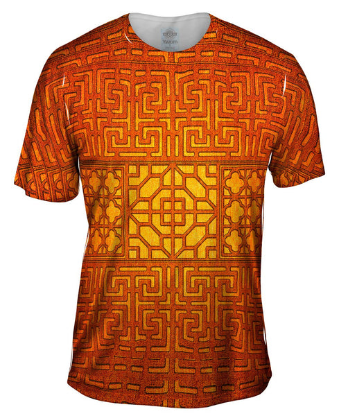 Eastern Tapestry Orange Mens T-Shirt