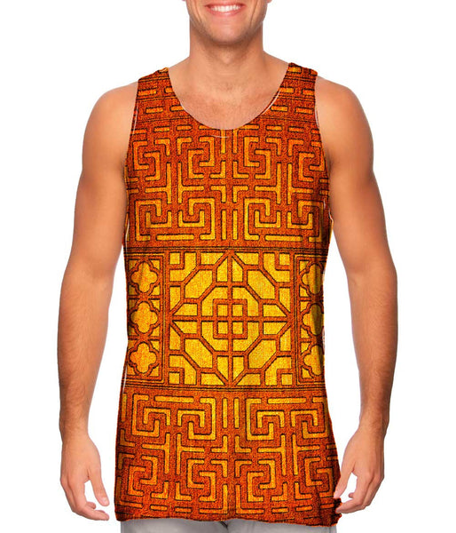 Eastern Tapestry Orange&nbsp;Mens Tank Top