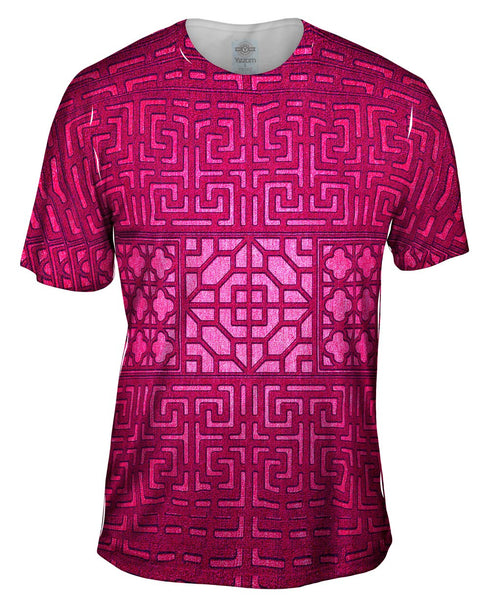 Eastern Tapestry Pink Mens T-Shirt