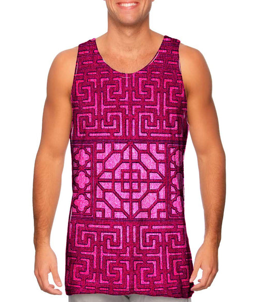 Eastern Tapestry Pink&nbsp;Mens Tank Top