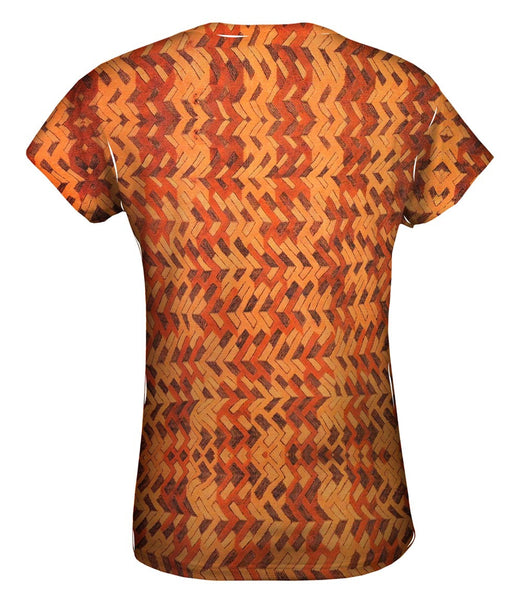 African Tribal Kuba Cloth Boomerang&nbsp;Womens Top