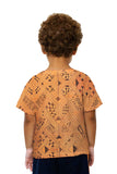 Kids African Tribal Kuba Cloth Lattice Runway