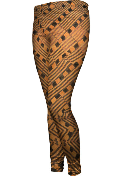 African Tribal Rain Cloth Womens Leggings
