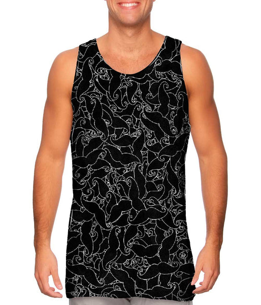 Moustache Hipster Ride&nbsp;Mens Tank Top