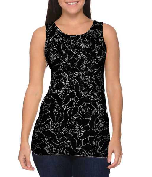 Moustache Hipster Ride&nbsp;Womens Tank Top
