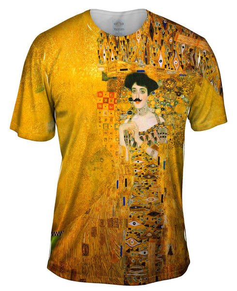 Moustache Hipster Klimt Portrait Adele Mens T-Shirt