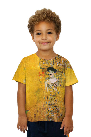 Kids Moustache Hipster Klimt Portrait Adele